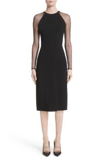 Women's Jason Wu Swiss Dot Sleeve Dress