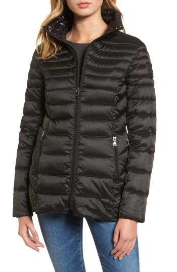 Women's Vince Camuto Packable Down Jacket - Black