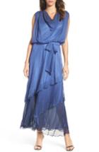 Women's Komarov Chiffon Maxi Dress - Blue