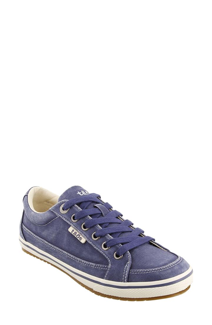 Women's Taos Moc Star Sneaker .5 M - Blue
