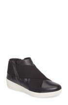 Women's Fitflop Superflex(tm) Slip-on Sneaker .5 M - Black