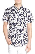 Men's Bonobos 'moonlight Floral' Slim Fit Short Sleeve Sport Shirt