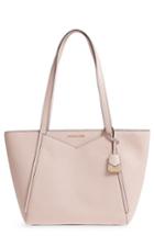 Michael Michael Kors Small Whitney Leather Tote - Pink