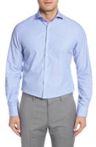 Men's Ike Behar Regular Fit Solid Dress Shirt 32/33 - Blue