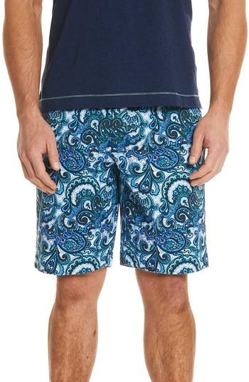 Men's Robert Graham Baracoa Classic Fit Shorts - Blue
