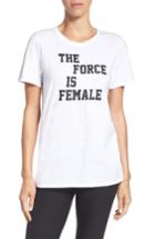 Women's Nike The Force Is Female Tee - White