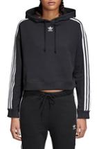 Women's Adidas Originals Cropped Hoodie - Black