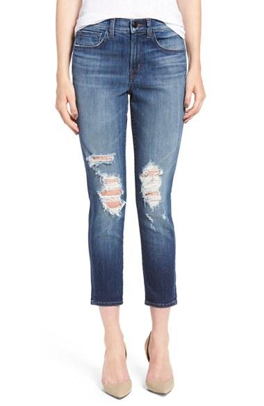 Women's J Brand 'sadey' Crop Slim Straight Leg Jeans