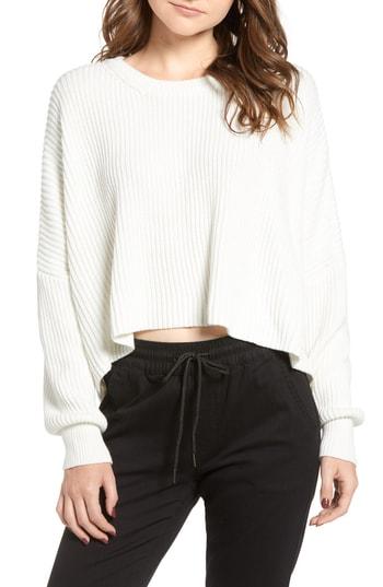 Women's Lira Clothing Sahara Crop Sweater - Ivory