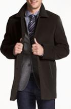 Men's Cole Haan Italian Wool Blend Overcoat - Brown