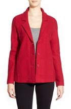 Women's Eileen Fisher Notch Collar Merino Wool Jacket