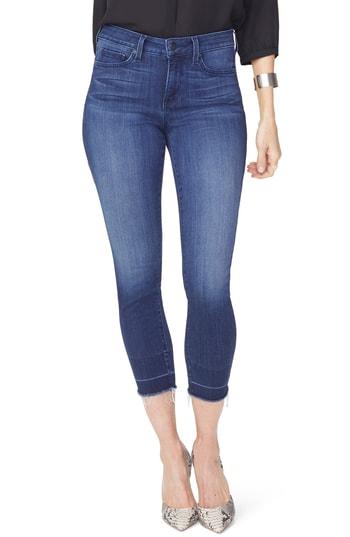 Women's Nydj Ami Release Hem Ankle Skinny Jeans - Blue
