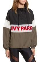 Women's Ivy Park Logo Graphic Hooded Jacket - Black