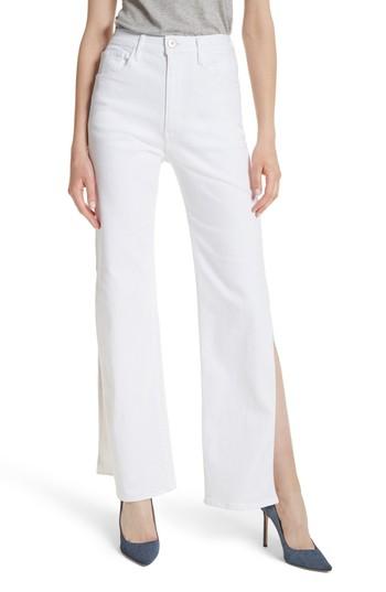 Women's 3x1 Nyc W4 Adeline Split Leg Flare Jeans - White