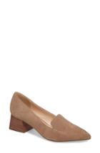 Women's Sole Society Mavis Flare Heel Loafer .5 M - Brown
