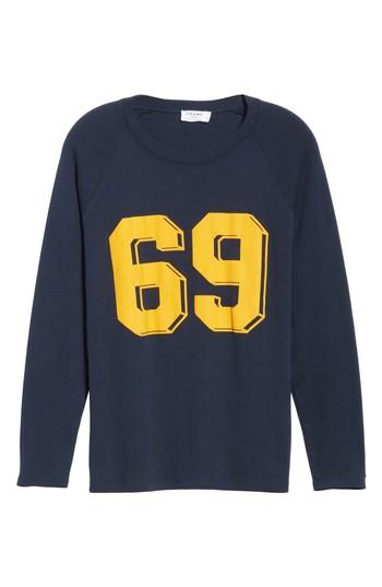 Women's Frame Collegiate Raglan Sweatshirt - Blue