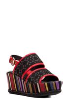 Women's Geox Sakely Platform Wedge Sandal Us / 35eu - Black