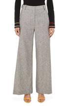 Women's Topshop Unique Wide Leg Trousers Us (fits Like 0) - Grey