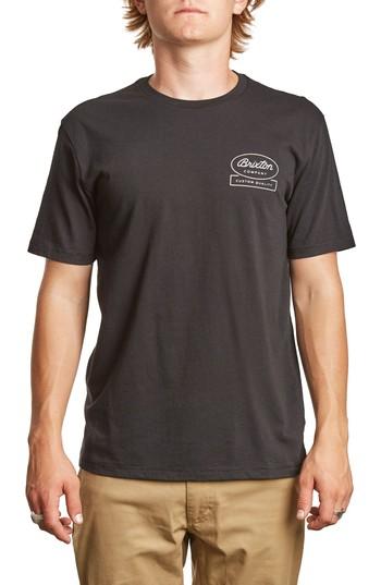 Men's Brixton Dale Ii Premium T-shirt - Black