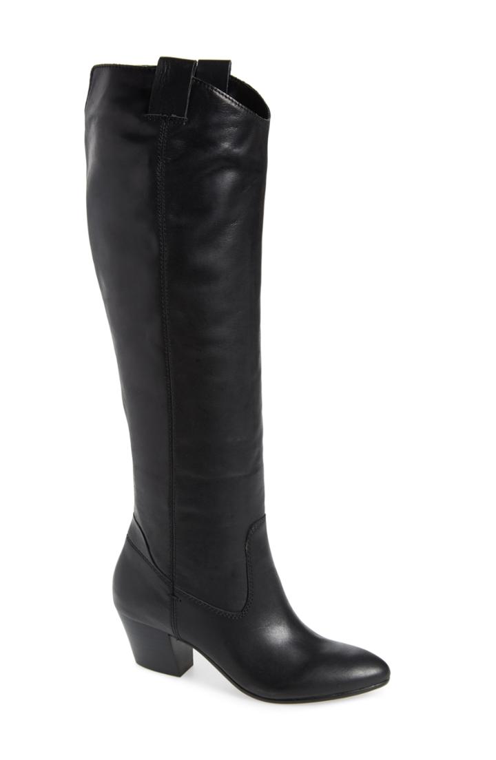 Women's Dolce Vita Hinley Knee High Boot .5 M - Black