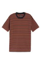 Men's Zaberobe Stripe Box T-shirt, Size - Orange