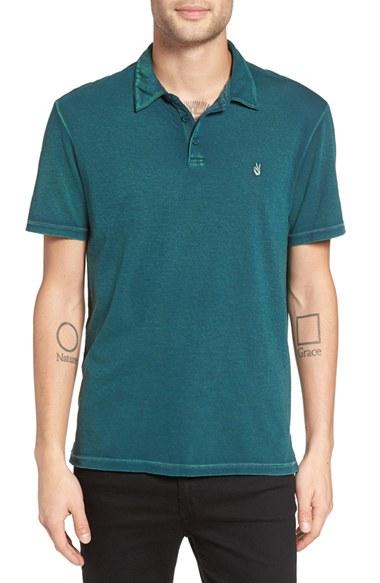 Men's John Varvatos Star Usa Peace Polo