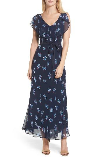Women's Taylor Dresses Chiffon Maxi Dress - Blue