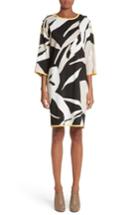 Women's Max Mara Leva Print Shift Dress - Black