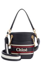 Chloe Small Roy Leather Bucket Bag - Blue