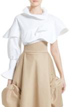 Women's A.w.a.k.e. Single Sleeve Ruffle Top