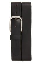 Men's Remo Tulliani 'gunner' Leather Belt - Black
