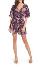 Women's Row A Floral Print Romper