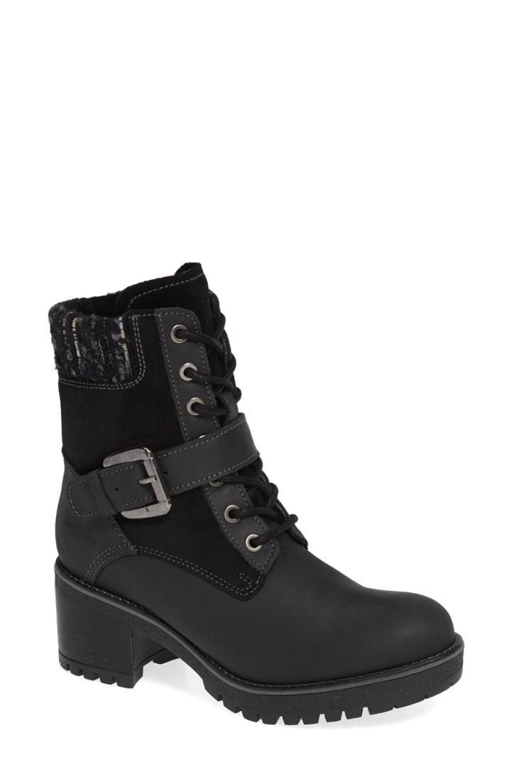 Women's Bos. & Co. Marvel Waterproof Moto Boot .5-7us / 37eu - Black