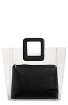 Staud Shirley Transparent Handbag - Black