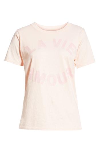 Women's J.crew La Vie Amour Tee - Pink