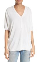 Women's Atm Anthony Thomas Melillo Silk Blend Batwing Henley Sweater