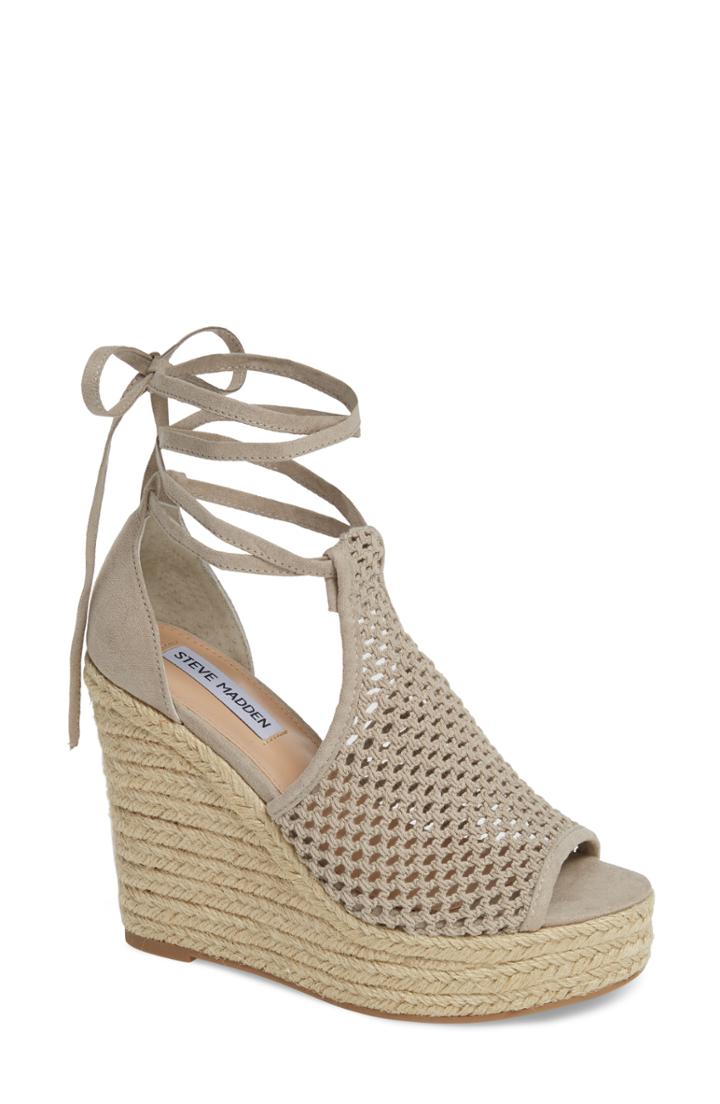 Women's Steve Madden Sure Platform Wedge Sandal M - Brown