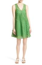 Women's Tracy Reese Directional Stripe Flared Tank Dress - Green
