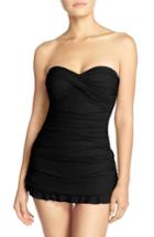 Women's Profile By Gottex 'tutti Frutti' Swim Dress - Black
