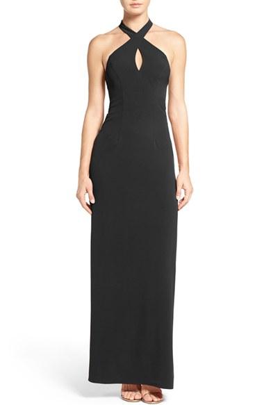 Women's Ali & Jay Cutout Halter Gown