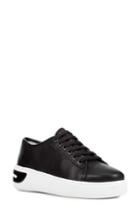 Women's Geox Ottaya Leather Sneaker Us / 35eu - Black