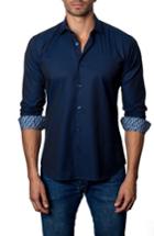 Men's Jared Lang Trim Fit Woven Sport Shirt - Blue