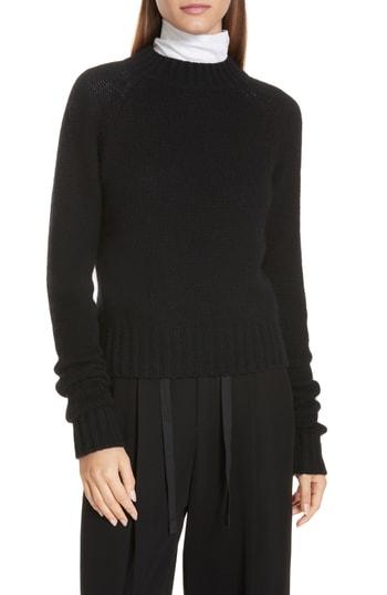 Women's Vince Shrunken Cashmere Sweater - Black