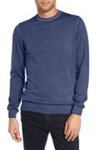 Men's Sand V-neck Merino Wool Sweater
