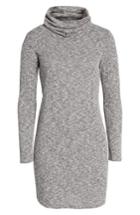 Women's Everly Knit Turtleneck Dress - Grey
