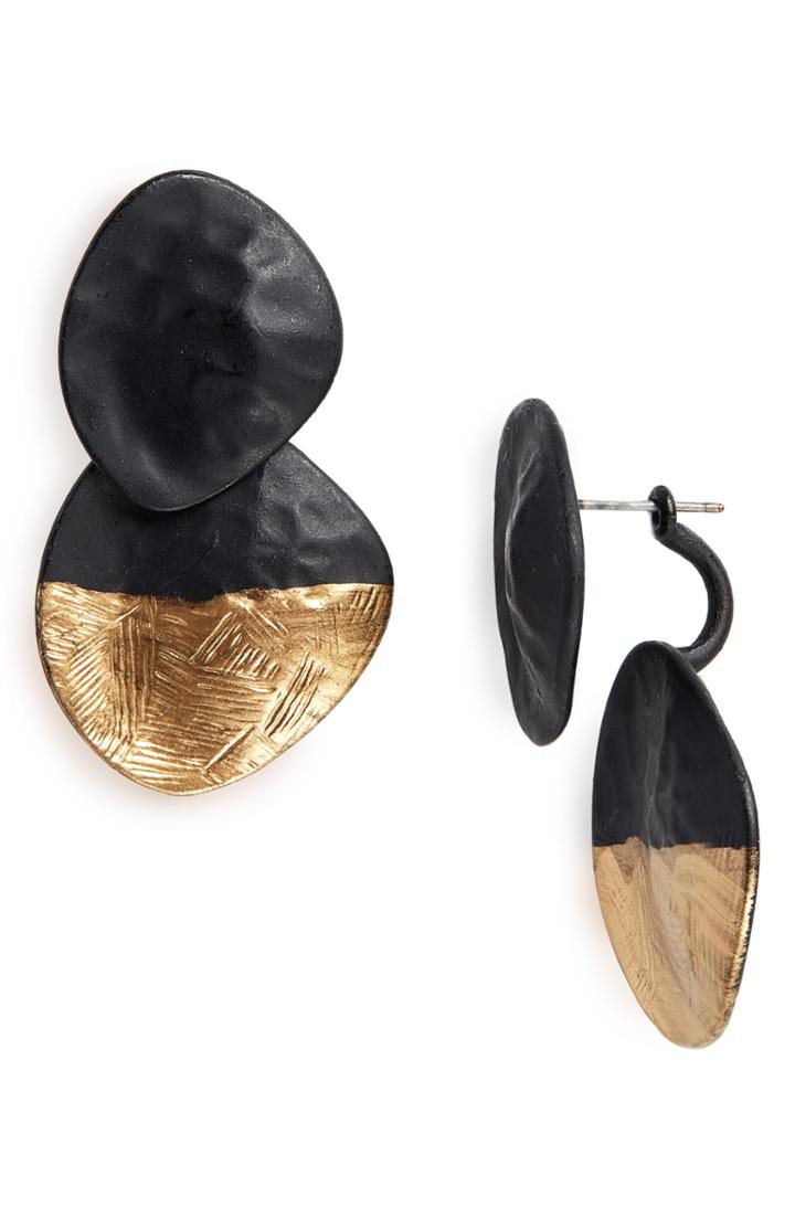 Women's Natasha Matte Front/back Earrings