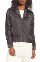 Women's Puma Satin Track Jacket - Black