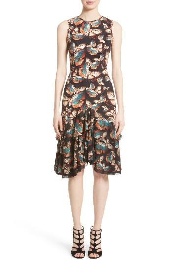 Women's Fuzzi Tiered Tulle Dress - Black