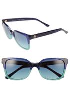 Women's Tory Burch 54mm Sunglasses - Blue Mix