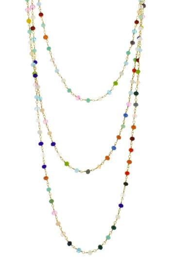 Women's Panacea Layered Crystal Necklace